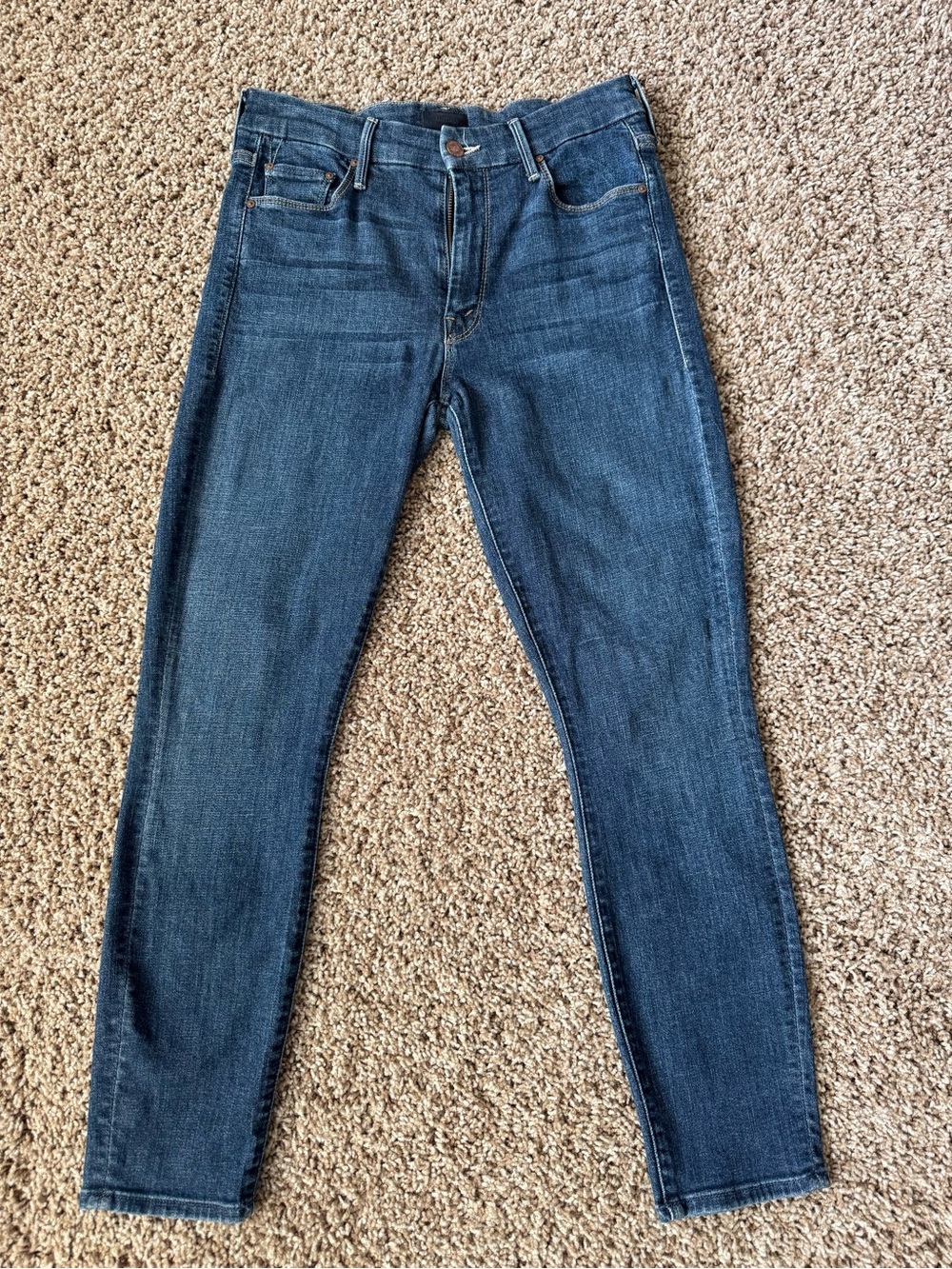 MOTHER The Looker Crop Skinny Jeans Size 27 Switch It Up
